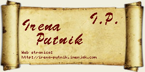 Irena Putnik vizit kartica